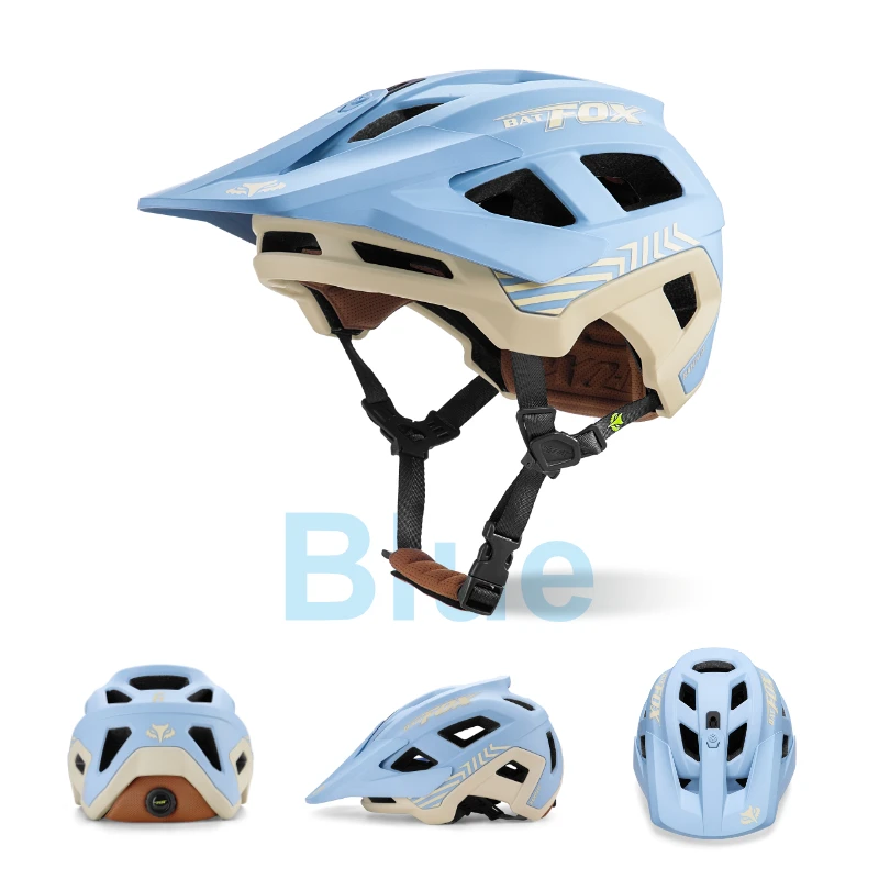 BATFOX Mountainbike-Helm mit austauschbarem, warmem Ohrenschutzfutter, Winter-Elektroroller-Sicherheitsausrüstung, MTB-Fahrradhelme – Detail 32