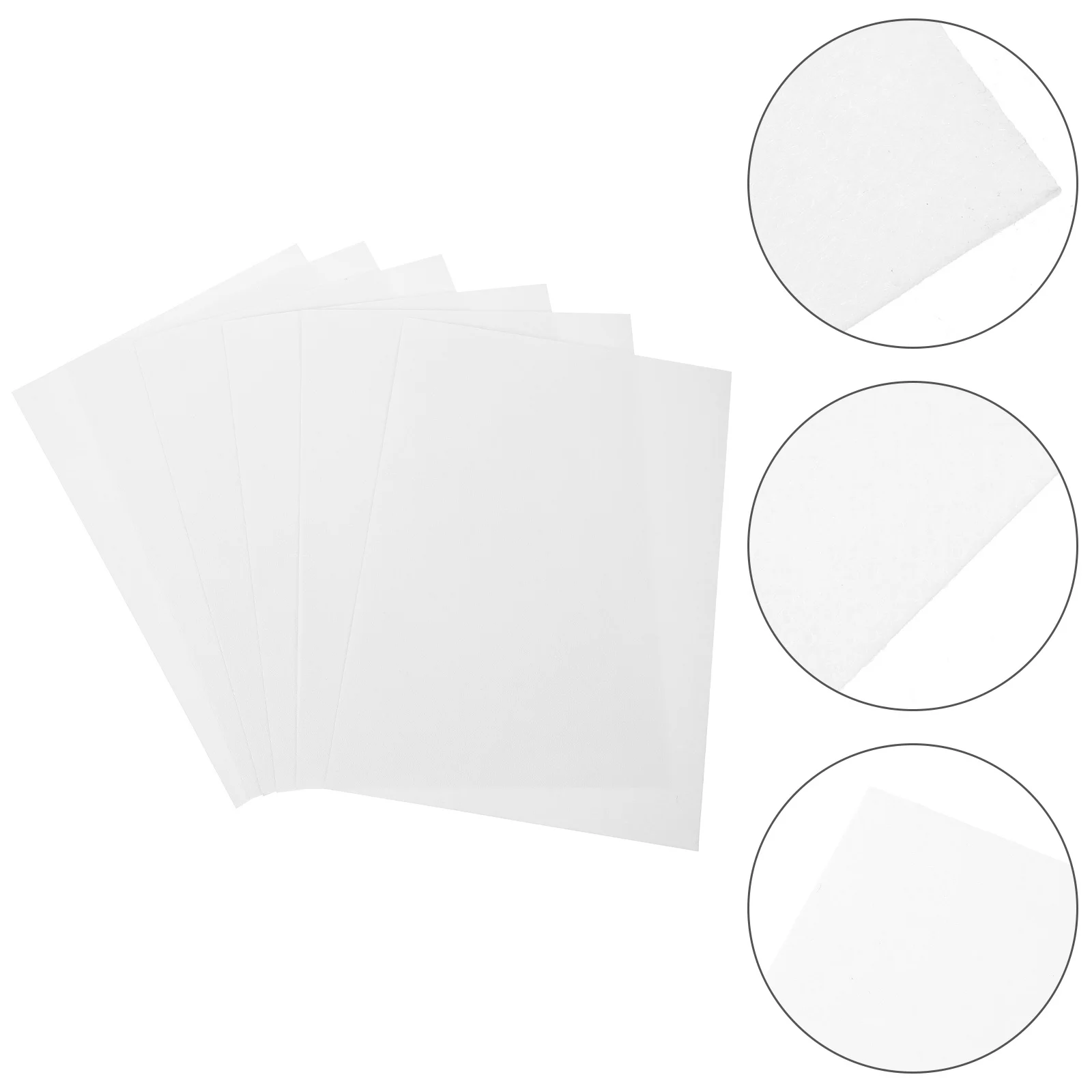 

6pcs Water Soluble Embroidery Stabilizer Wash Sheet For Diy Craft Making Printing Sewing Supplies Embroidery Backing