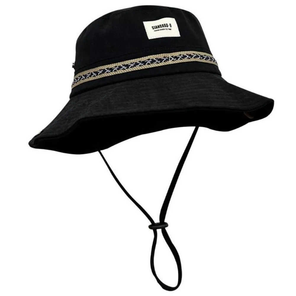 

Fashion Trendy Bucket Hat Anti-Sun Anti-UV Fishing Cap Adjustable Waterproof Sunscreen Hat Outdoor Sports