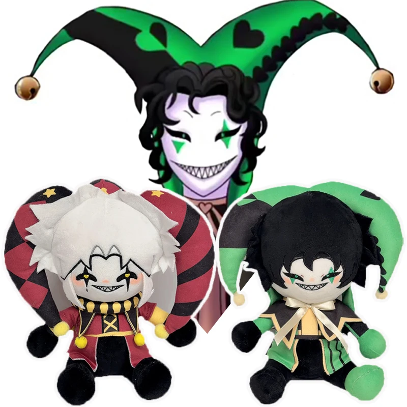 

Various Game Freak Circus Plush Toys Anime Character Pierrot Harlequin and Jester Stuffed Dolls Joker Cosplay Plushie Pillows