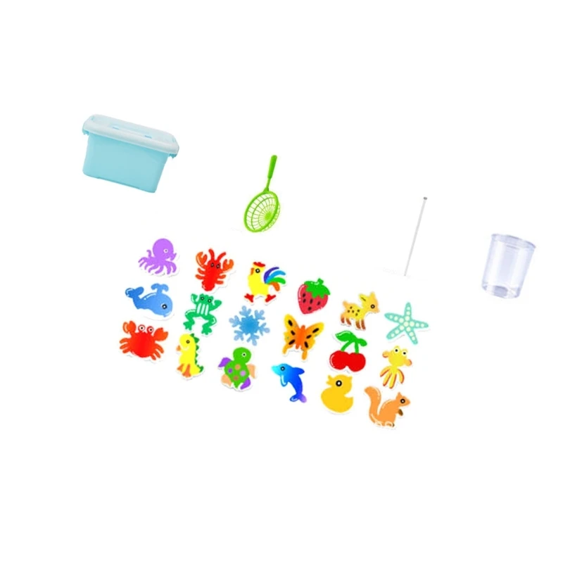 Wasserkunst-Bastelsets mit Formen, kreatives pädagogisches STEM-Wassergelee-Bastelspielzeug für Eltern und Kinder, Versorgung 15