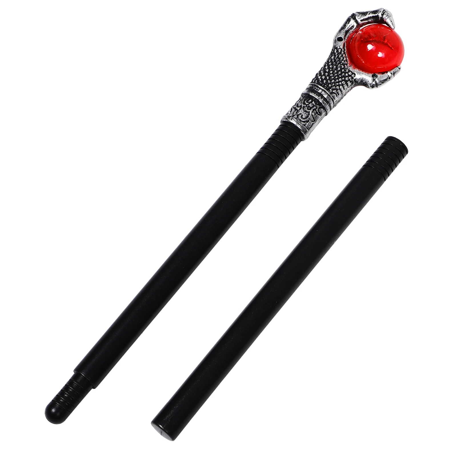 

Scepter Toy Elegant Design for Roleplay Party Lightweight Halloween Walking Stick Costume Prop Staff Kids Cane Plastic