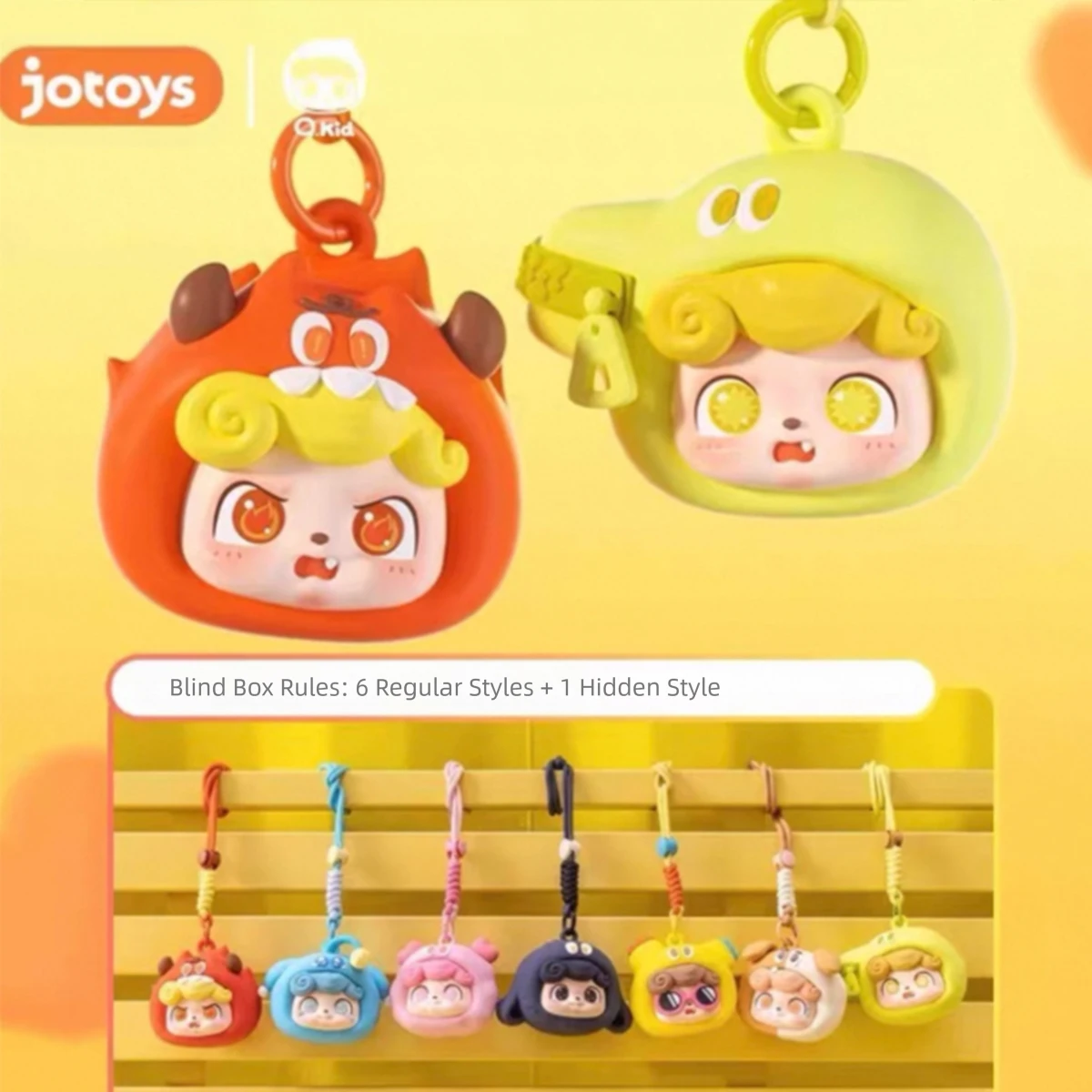 HIPLAY JOTOYS Q.Kid Monsters emocionales Mini Series Set Caja Caja ciega Figura