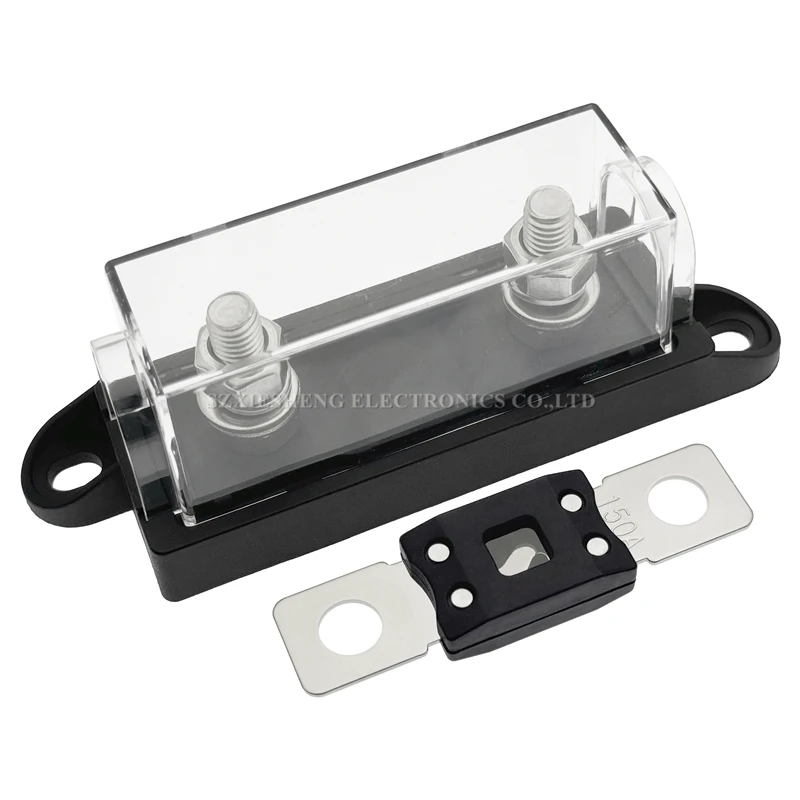 1PCS ANM-B/H Automobile Fuse Holder & Transparent Cover With ANM MEGA Flat Type Bolt-on blade Fuse 40A 50A 60A 70A 80A 100A-500A