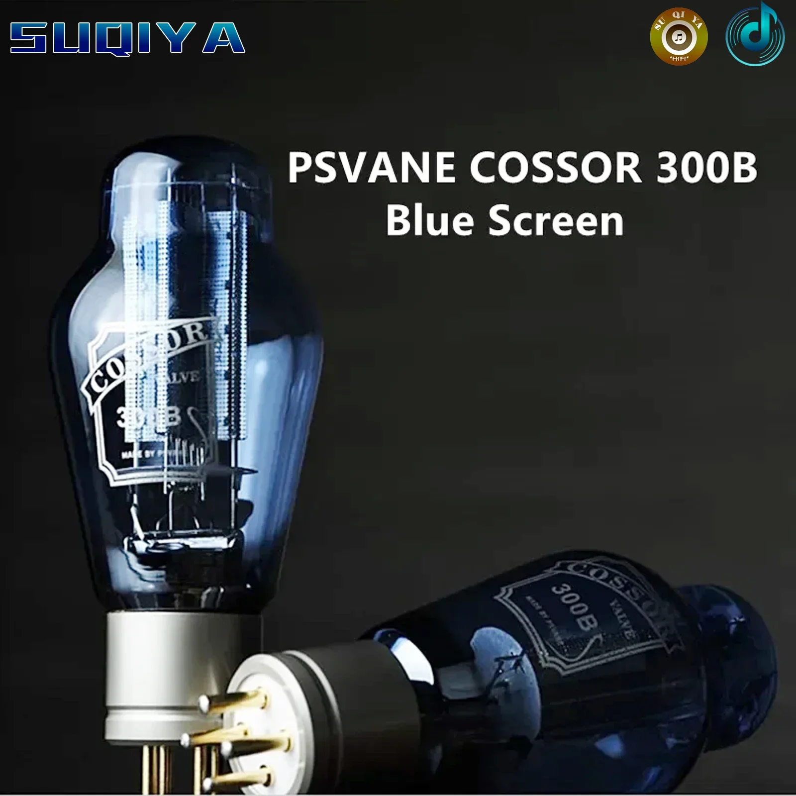 PSVANE COSSOR 300B Vacuum Tube Blue Screen Replaces Golden Lion JJ 300B FactoryTesting And Precision Matching