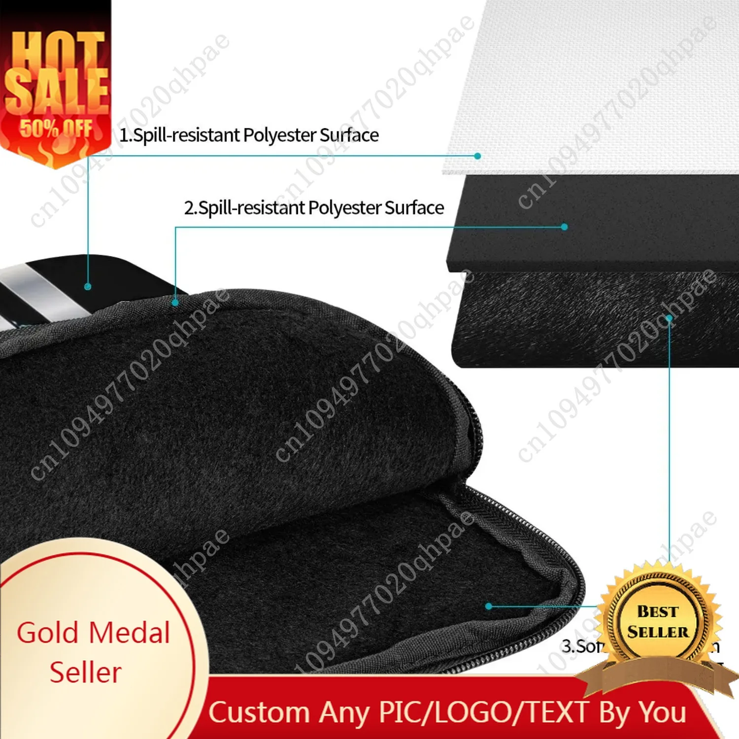 Tralalero Tralala 10 12 13 15 17 بوصة محمول بطانة كم دفتر غطاء للأكمام حقيبة الإيطالية Brainrot Meme للصدمات حقيبة