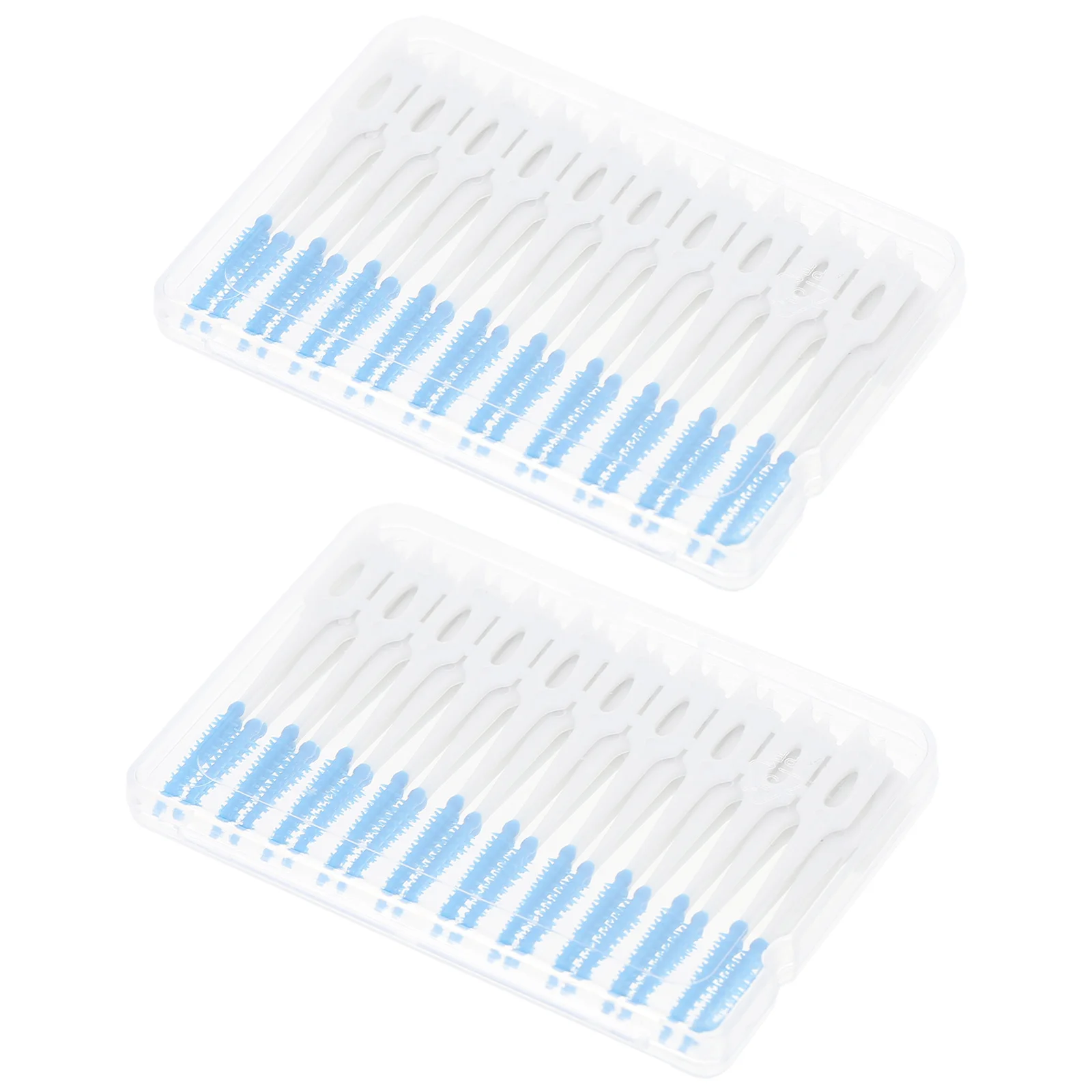 

80pcs Interdental Brush Gum Refills Push Pull Tooth Cleaner Denture Care Oral Hygiene Floss Picks Travel Portable Dental Tools