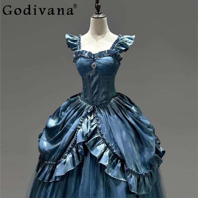 Lolita vestido de noite para mulheres, luz de luxo, elegante, dia de estudante, cerimônia de maioridade, vestido de princesa do ensino médio