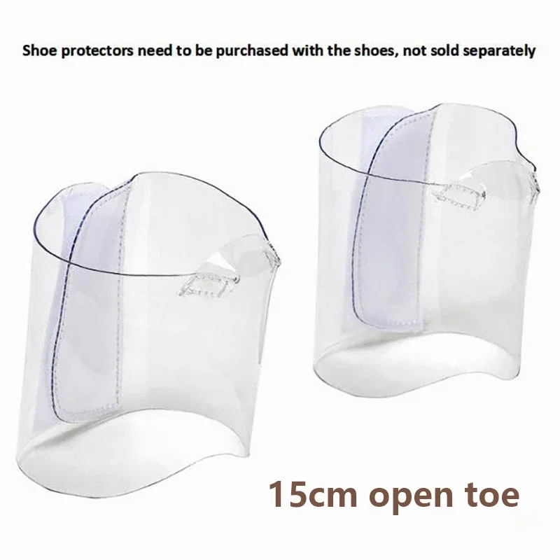 Leecabe Protetores de sapato PVC Material Botas de proteção contra arranhões desgaste dos pés