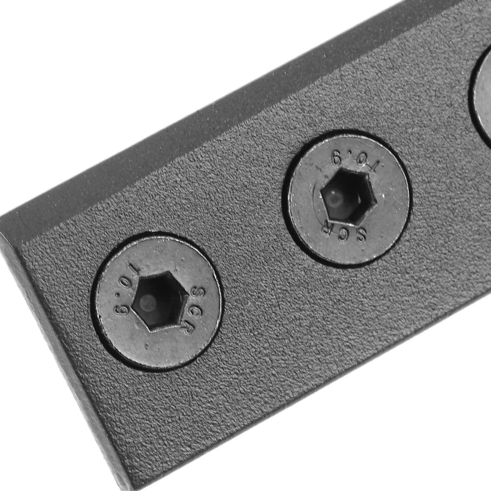 

1 Set Sliding Hardware Kit Metal Splicing Piece Black Flat Fixing Plate For Stable Slide Barn Door Connecting Part Sliding Barn