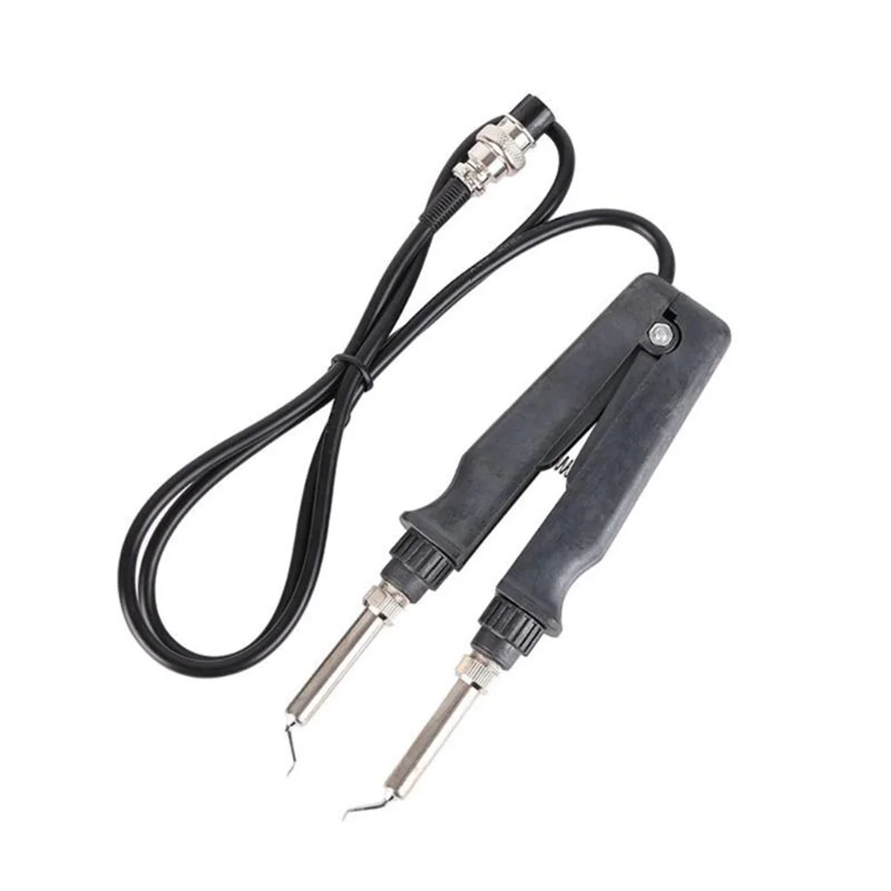 

For 902 For ESD For SMD Double Soldering Iron Tweezer Handle Clip Heating Plier Hand Tools Power Tool Accessories Household Supp