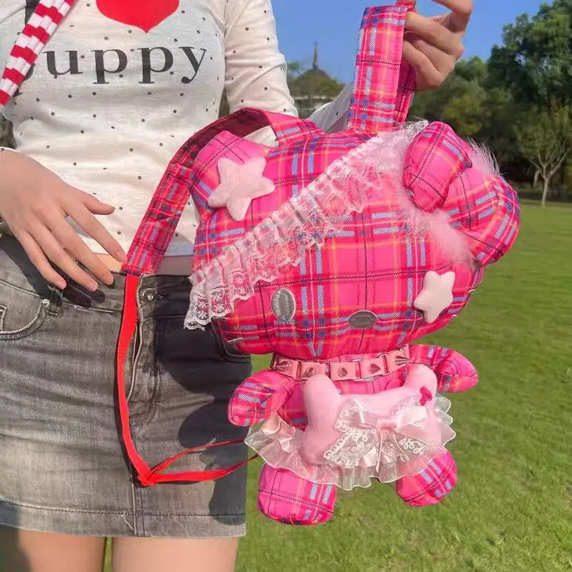 

Kawaii Hello Kitty Backpack Anime Figure Y2K Girls Hottie Travel Large Capacity Makeup Shoulder Bag Student Schoolbag Gifts