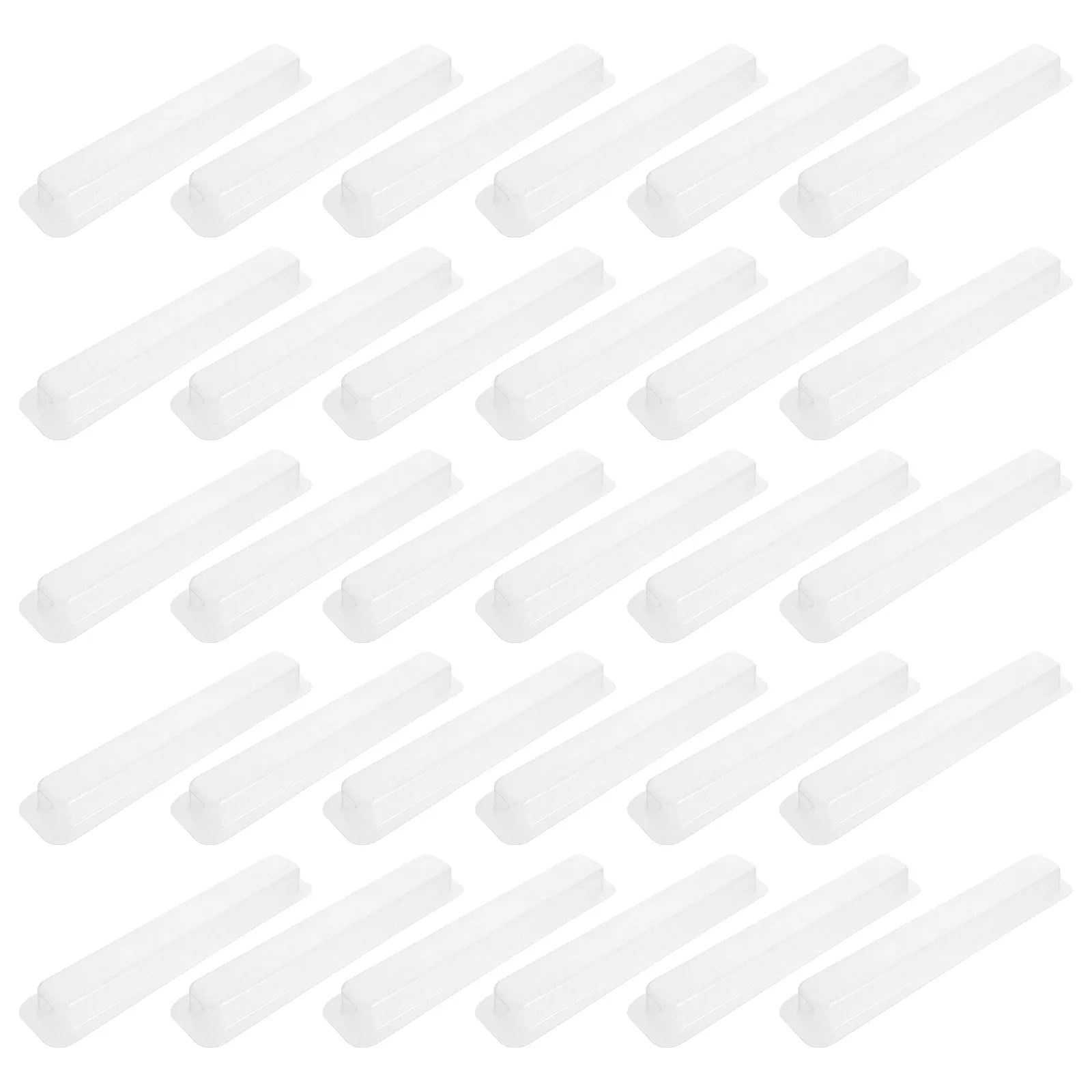 

30pcs Transparent Pvc Pointer Protection Boxes 20Cm Wall Clock Hands Protector For Quartz Clock Accessories Storage Shipping