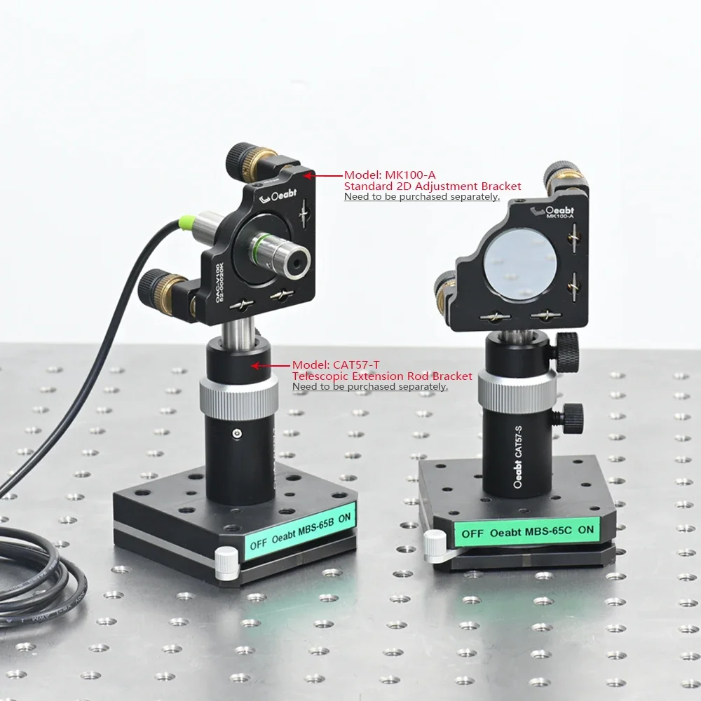 MBS-65 Series  Magnetic Base Ultra-thin Magnetic Base Optical Experiment Magnetic Meter Base Two-dimensional Experiment Platform