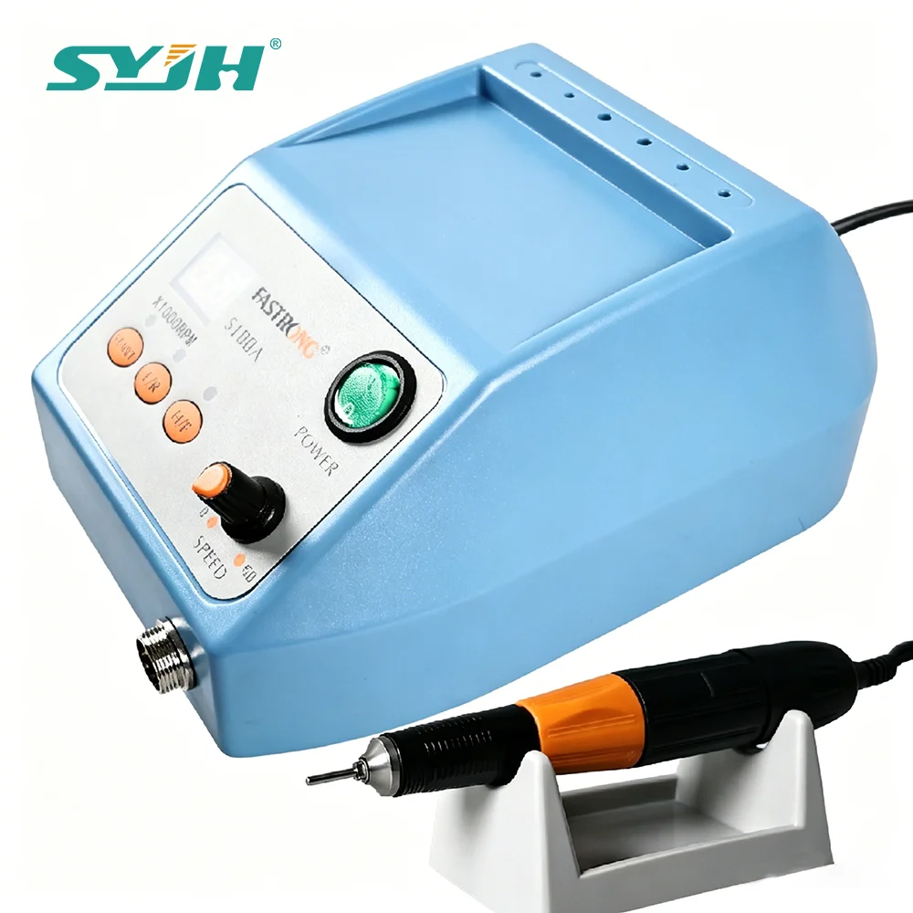 

SYJH Dental 50000RPM 100W 7.8N/cm Brushless MicroMotor Electric Polishing Grinder With Footrest Dentistry Teeth Polish Equipment