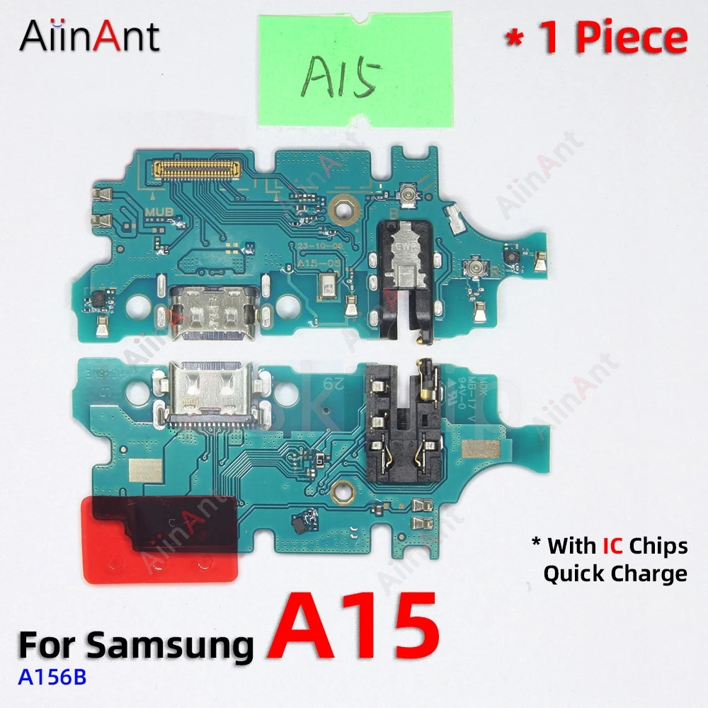 Dock USB Charger Fast Charging Port Connector Board Flex Cable For Samsung Galaxy A10 A10E A10S A11 A12 A12S A13 A13S A14 A15