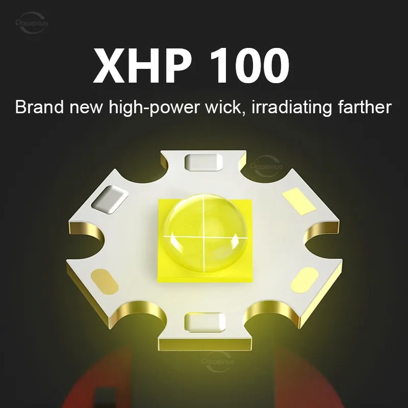 High Power XHP100 Led Headlight Rechargeable 4 Core Headlamp Zoom Usb Rechargeable Head Flashlight For Camping Daily Lighting