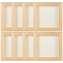 Clay Picture Frame Photo Wood DIY Frames Blank Children Wooden for Kids Painting
