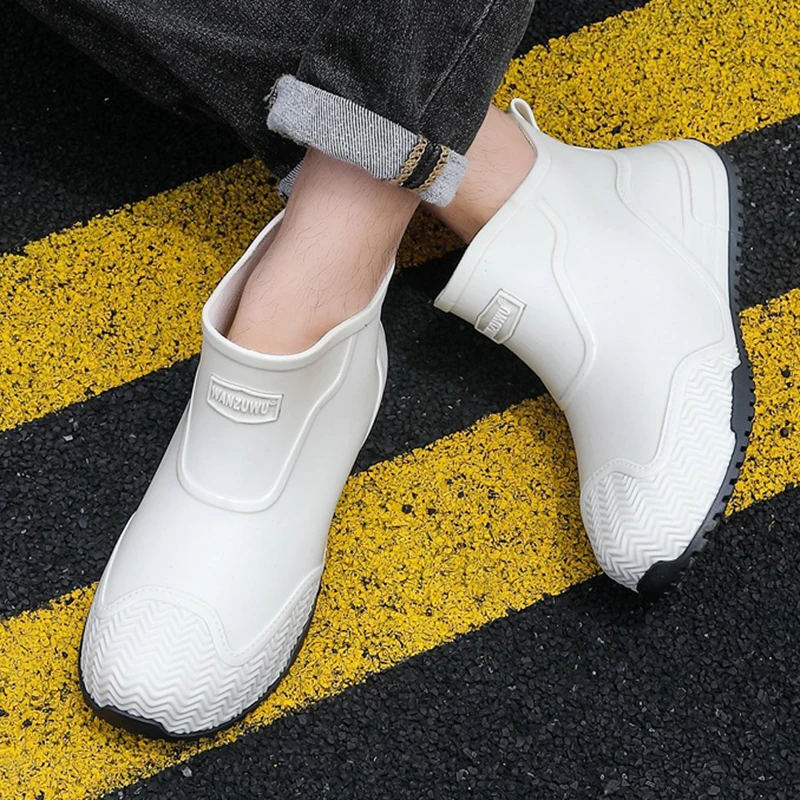 Nuevas botas cortas de lluvia  - Men'S Shoes Water Resistant reseña y precio