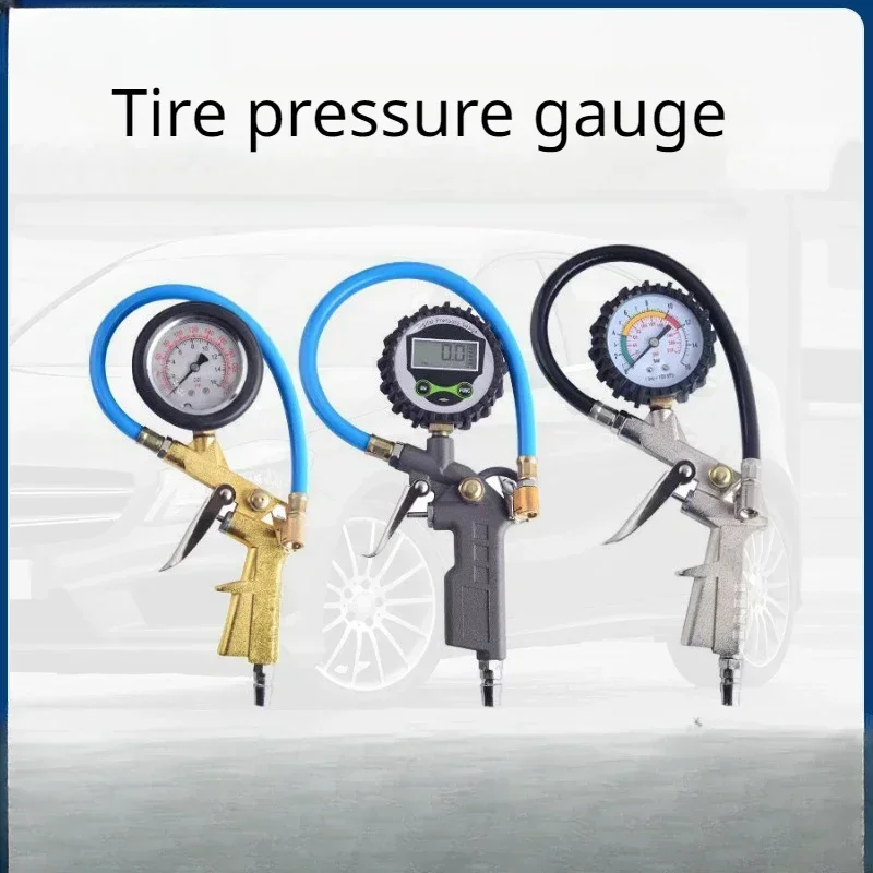 Digital Tire Monitor with Inflation Pressure Gauge for Inflation Gun Pressure Gauge