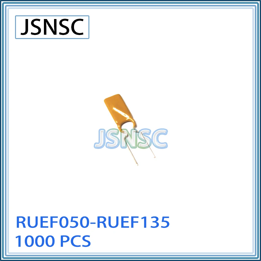 JSNSC Self Resettable fuse PPTC 1000PCS RUEF050 RUEF075 RUEF090 RUEF110 RUEF135 UF050 UF075 UF090 UF110 UF135 30V 0.5A 0.9A 1.1A