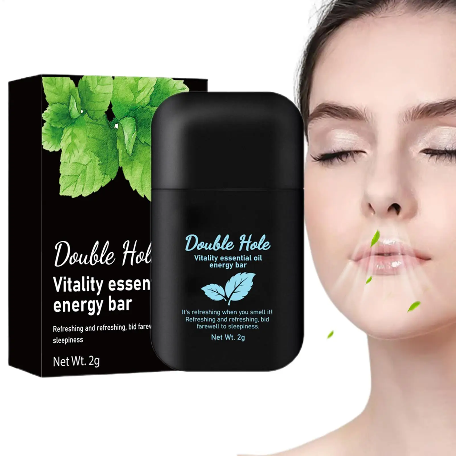 Nasal Inhaler Aromatherapy Stick Portable Energy Boost Inhaler for Focus & Alertness, Refreshing Scent Sniffer for Travel Office