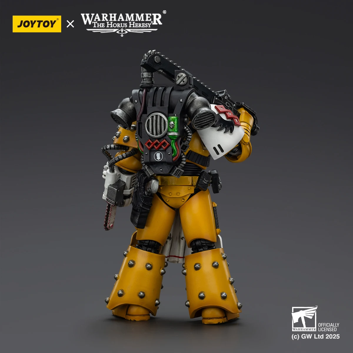 【 جاهز لمدة شهرين 】JOYTOY Warhammer "The Horus Heresy" JT02472 1/18 Imperial Fists Legion Apothecary 3.75" نموذج مجسم