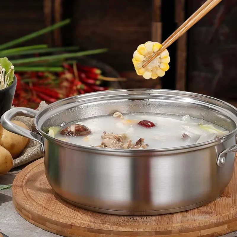 Stainless steel 304 non-stick electric industrial soup pot 1.3 kg