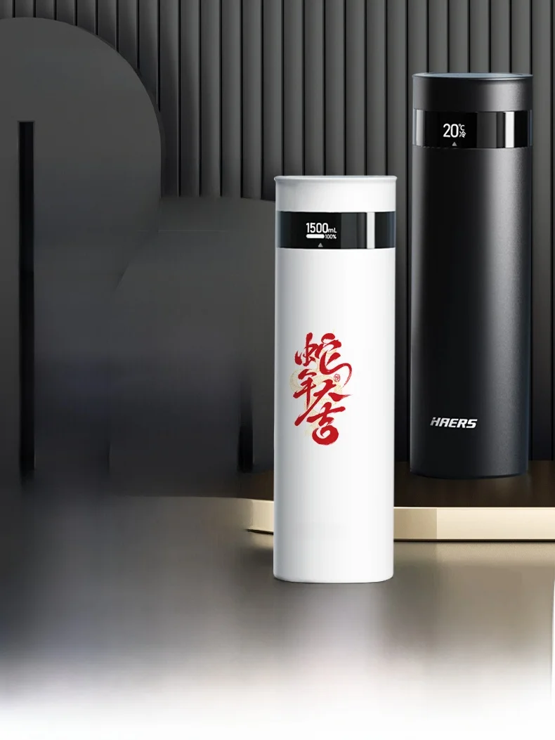 

Термос HarmonyOS с дисплеем температуры и напоминанием о необходимости пить больше воды, подарок для деловых людей, изолированная кружка из нержавеющей стали