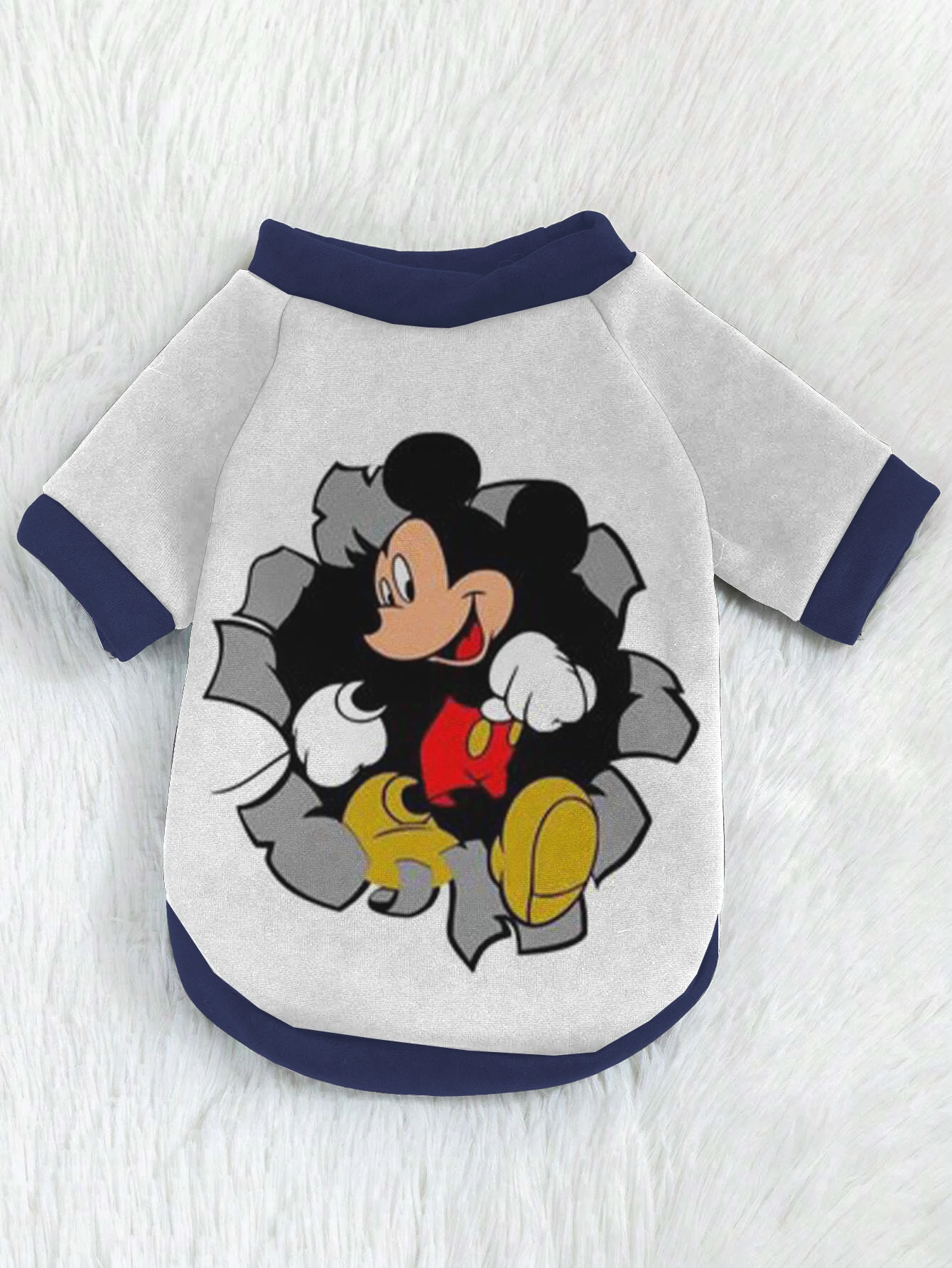 2024 Thickened hoodie Disney Minnie Mickey Element Dog Fall Hoodie thickened Chihuahua Products Home Garden Dog Clothes