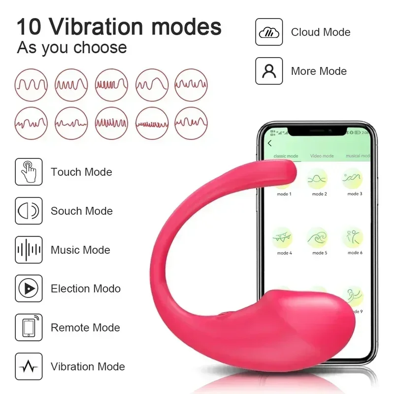 Wearable G Spot Massager for Women - Mini Vibrator with App Remote Control Rechargeable Clitoral Vibe for Couples Adult Sex Toy image 6