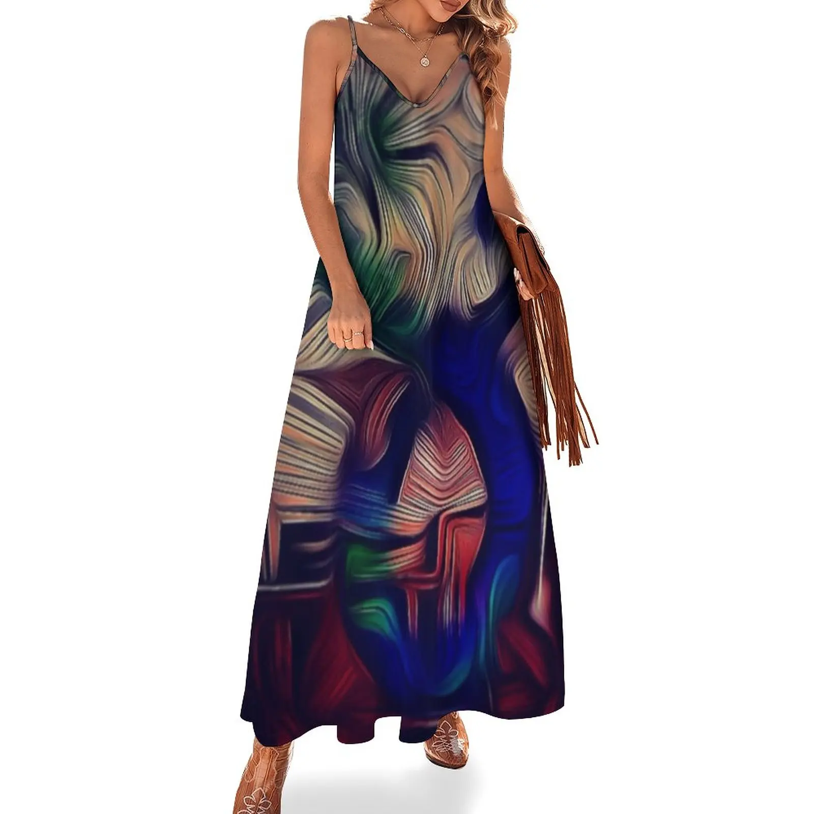 Taniwha Guardian Sleeveless Dress clothing women summer 2023 summer dress woman 2023