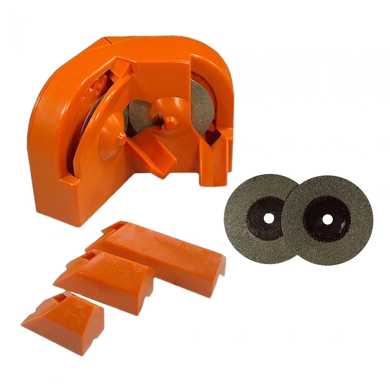 Portable Electric Drill Bit Sharpener Knife Sharpener with 3 Blocks Drill Grinder Accessories Compact for Craftsmen