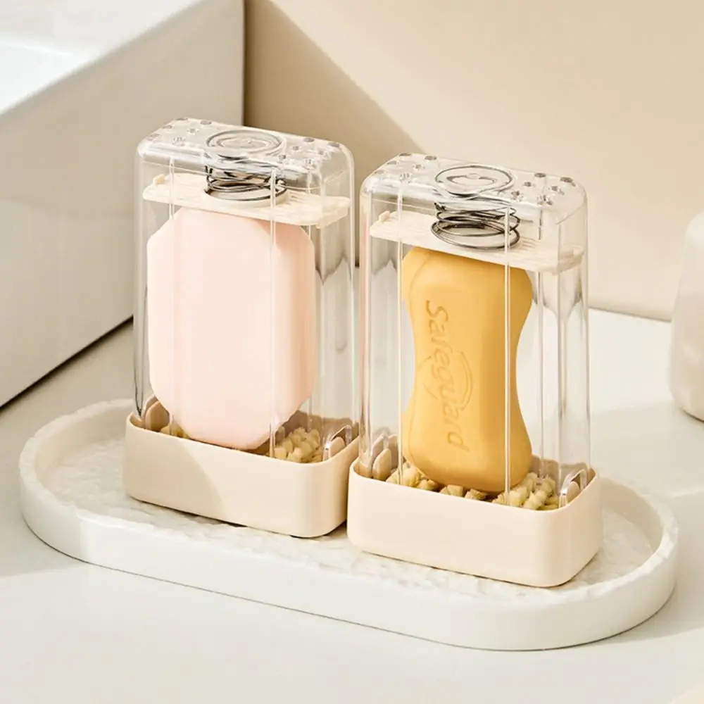 Holder Multifunctional Soap Foaming Box Eco-Friendly Portable No-wash Soap Foamer Drain Water Plastic Soap Dispenser Laundry