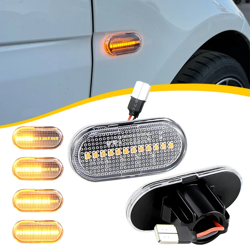 

2 шт. динамический светодиодный боковой габаритный фонарь на крыло для Dacia Duster 2011-2017 Dokker Lodgy 2012-2019 для Nissan