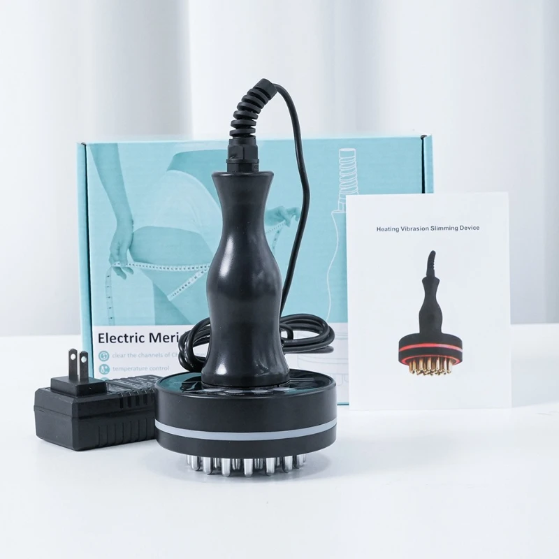 Electric Scraping & Cupping Massager, Microcurrent Gua Sha Device with Red Light Therapy, 5 Heat Levels, 2 Vibration Modes