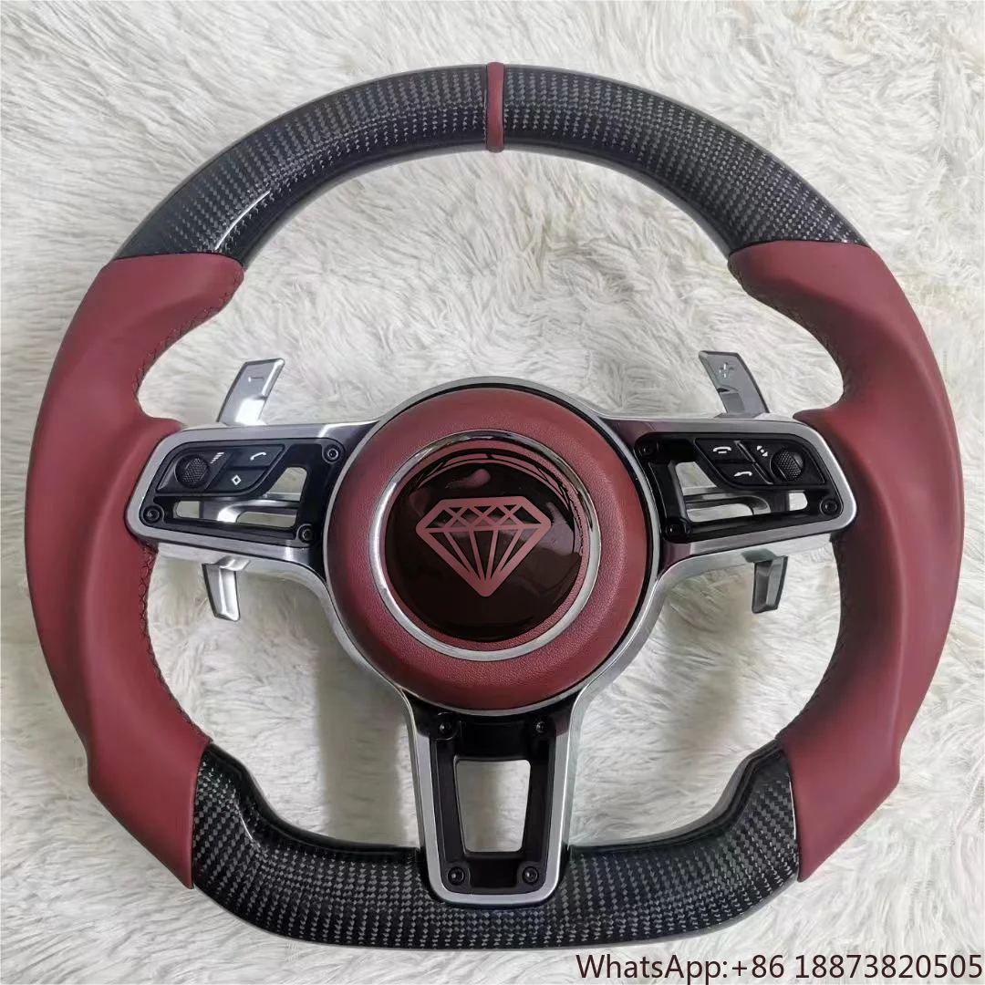 Alcantara-Lederlenkrad Porsche Alle Modelle 911 718 Cayman Boxster Cayenne Panamera Macan Taycan