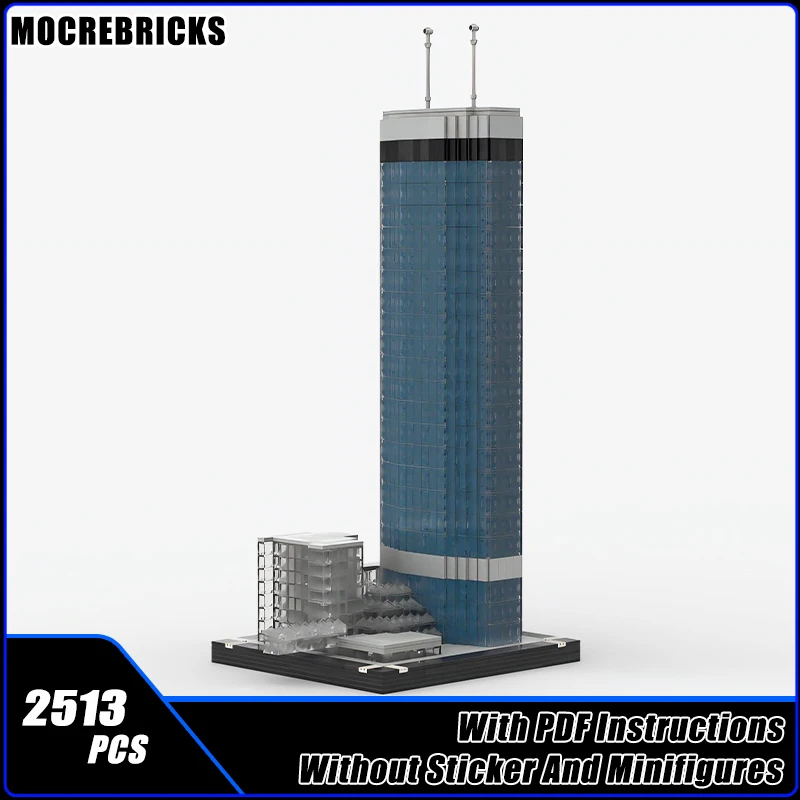 Modern Financial Skyscraper Technology Model IDS Center and Wells Fargo Center Building Block Architecture Kid's Toys DIY Gifts