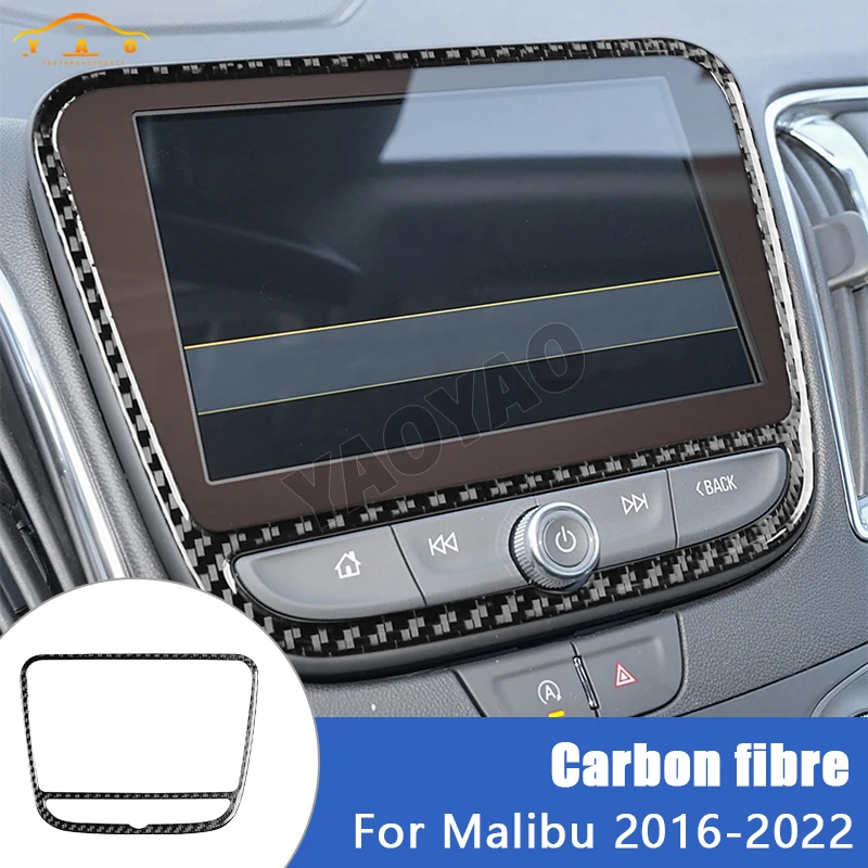 

Car Interior Accessories For Chevrolet Malibu 2016-2022 Carbon Fiber Navigation Display Control Panel Cover Sticker