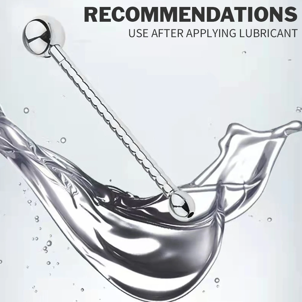 Stainless Steel Urethral Dilators Hollow Penis Plug BDSM Prostate Stimulation Massage Male Masturbator Erotic Sex Toys for Men