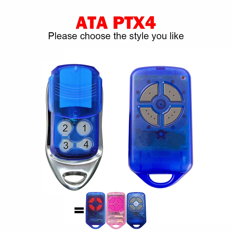 Nieuwe Ata PTX4 Securacode Garagedeur Afstandsbediening Duplicator Gate Control Opener Commando Zender Key 433.92Mhz Rolling Code