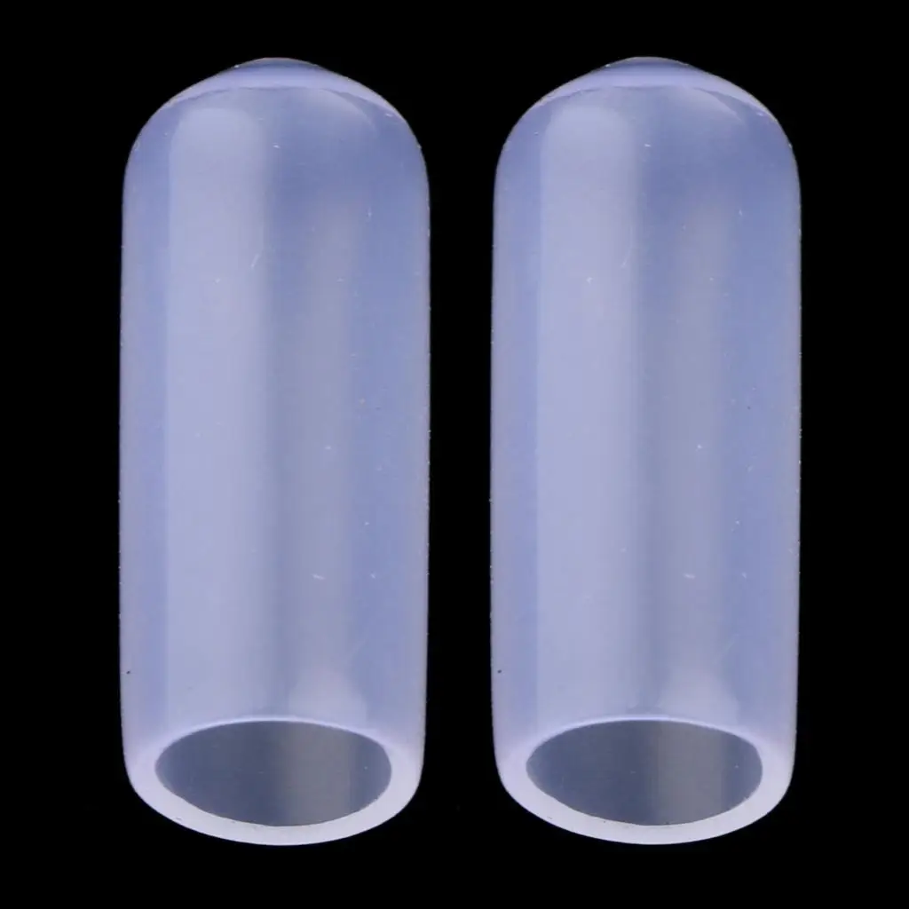 2pcs Transparent Universal Plastic Airbrush Protective Protective Cover