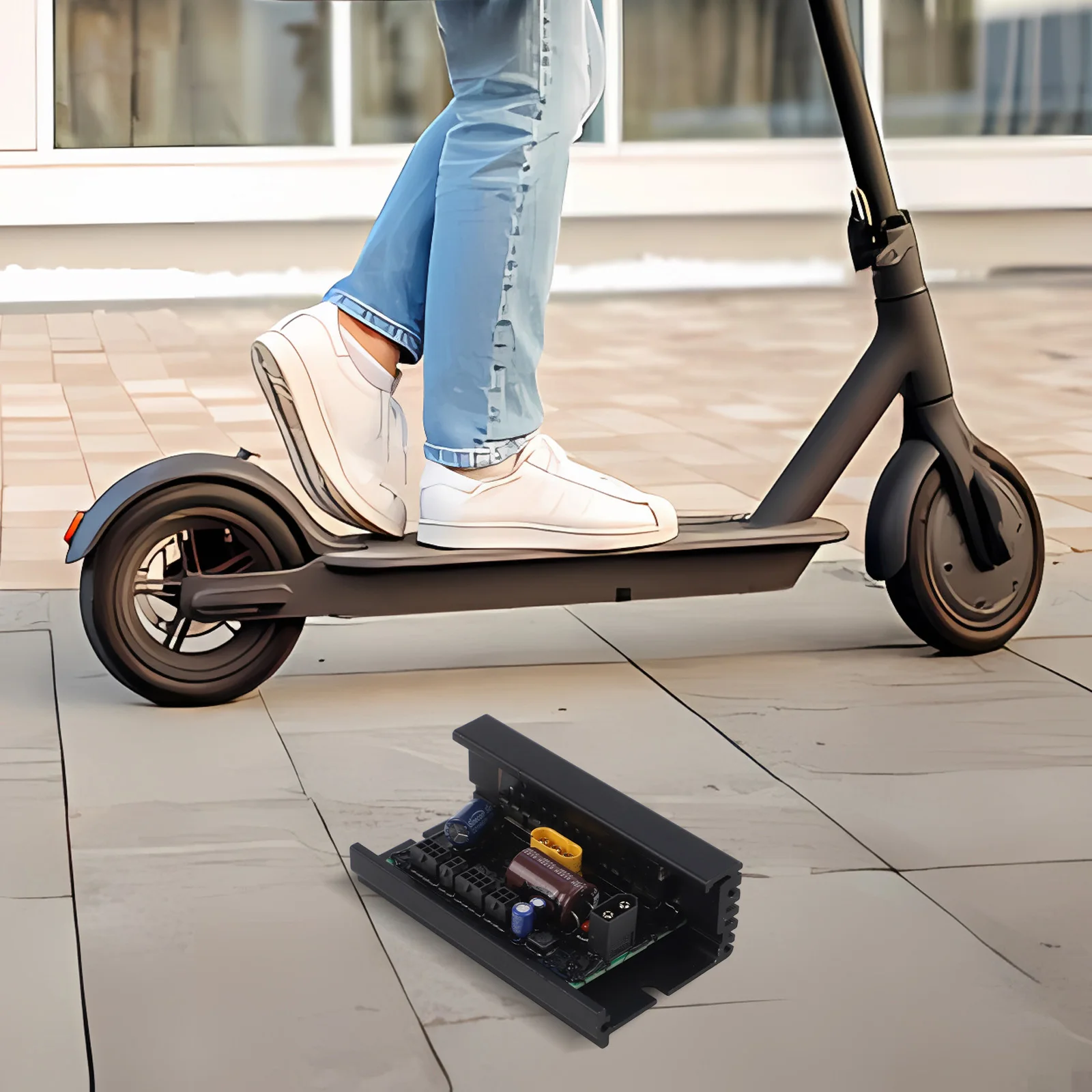 

Усовершенствованная система управления, основная плата контроллера, материнская плата для Xiaomi 4, для ультраэлектрических скутеров, обеспечивает безопасную и плавную езду