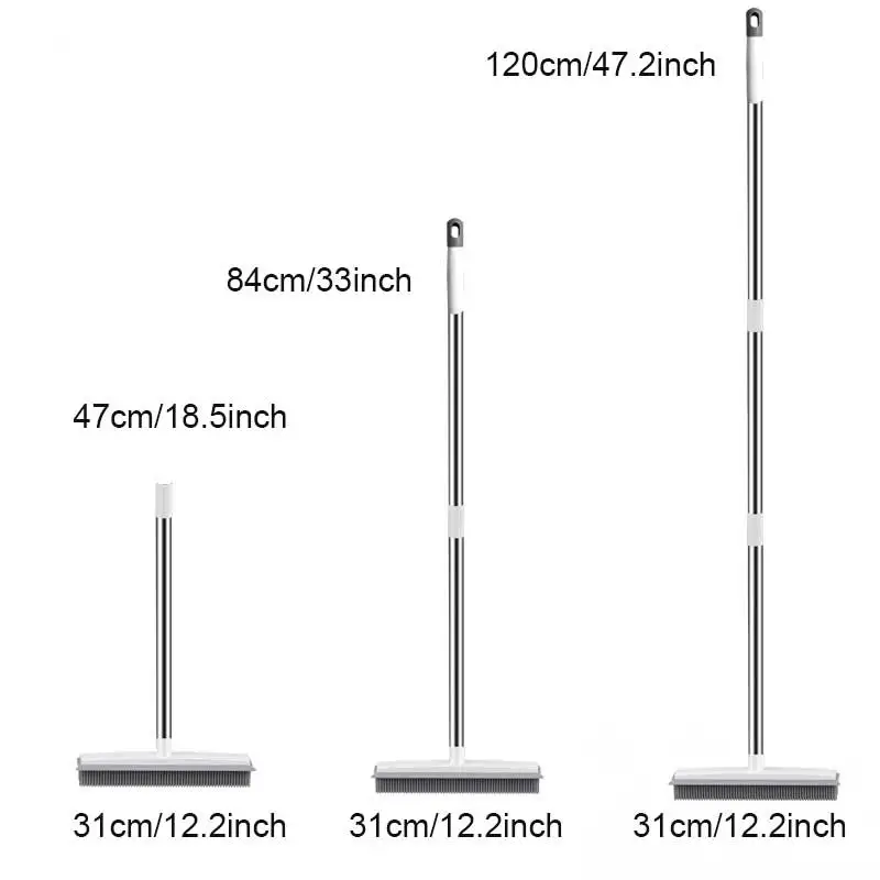 Cleaning Brush Soft Bristle Brush Scraping Brush Dual Purpose Rubber Brush Wood Floor Brush To Clean Cat And Dog Hair