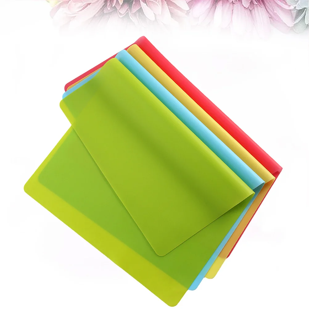 

4pcs Heat Resistant Silicone Mat Kitchen Non-Slip Placemat Insulation Coaster Table Protector Bowl Pad Reusable Storage Friendly