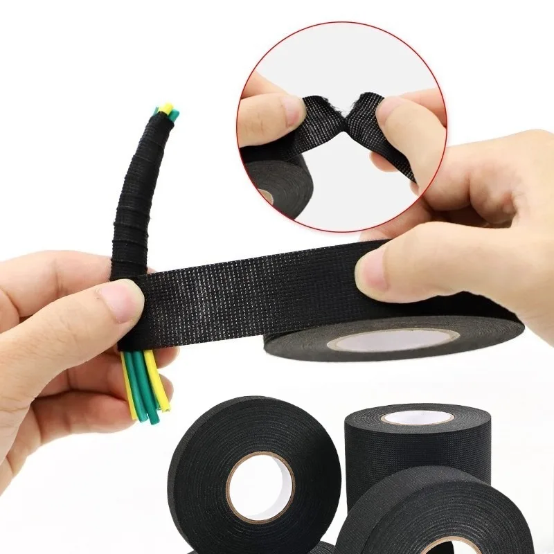 

10 м электроизоляционная лента, термостойкая автомобильная жгут проводов, защита, водонепроницаемая клейкая лента 50 мм