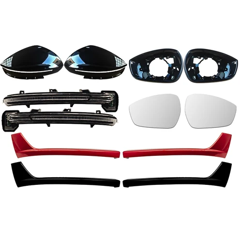 Imagen 2 del producto Para CHERY OMODA 5 O5 C5 carcasa de espejo retrovisor señal de giro marco de espejo lente tira brillante