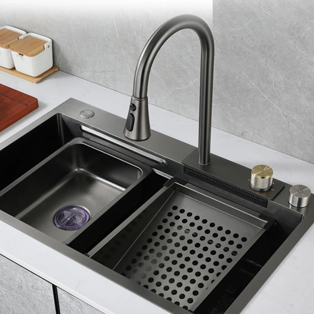 Stainless Steel Kitchen Sink Draining Rack, Triangle Strainer Basket, Armazenamento de vegetais e frutas, Undercounter Basin Acessório