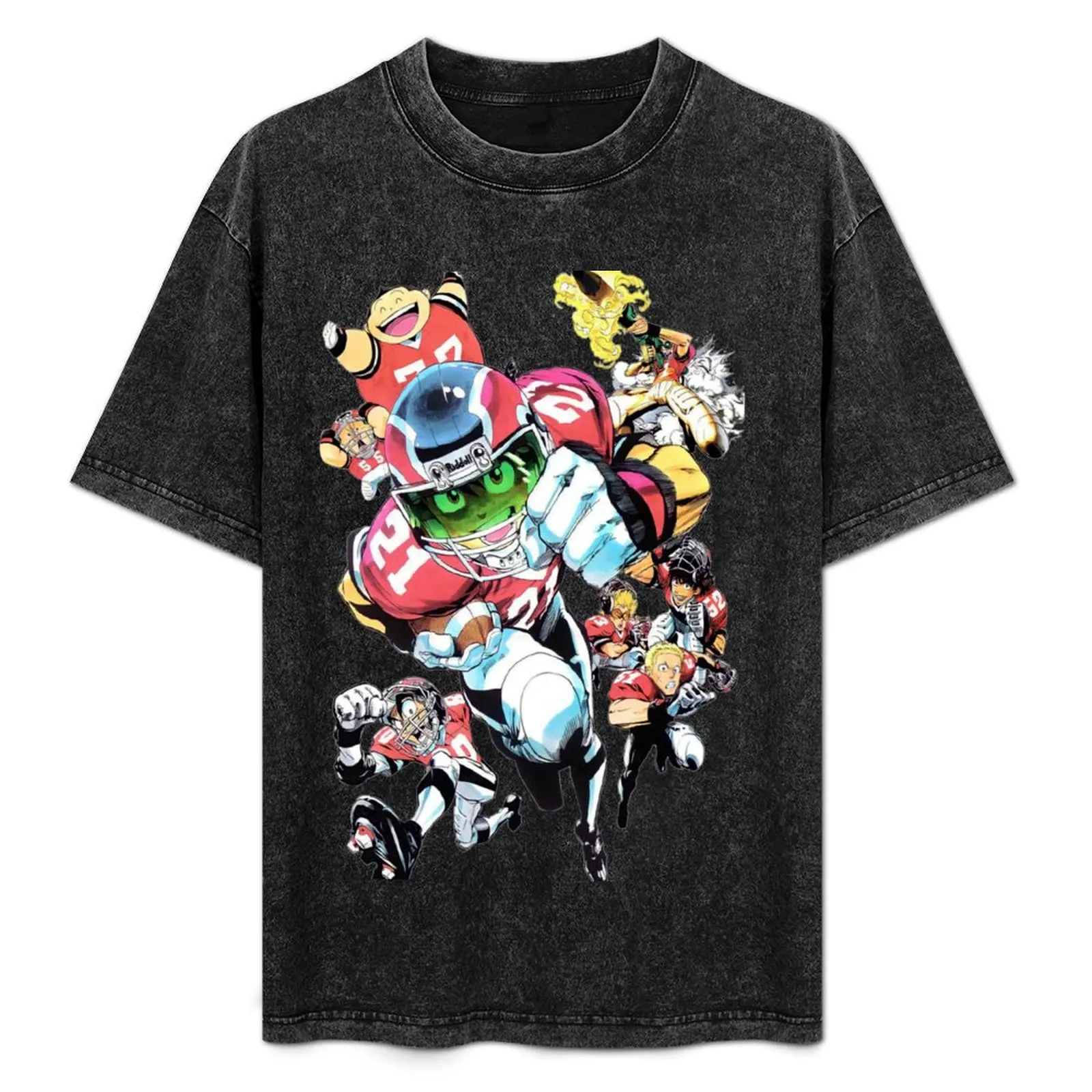 

Eyeshield 21 - Sena in Yusuke Murata's style T-Shirt cute tops rapper graphic tees anime stuff Men's cotton t-shirt