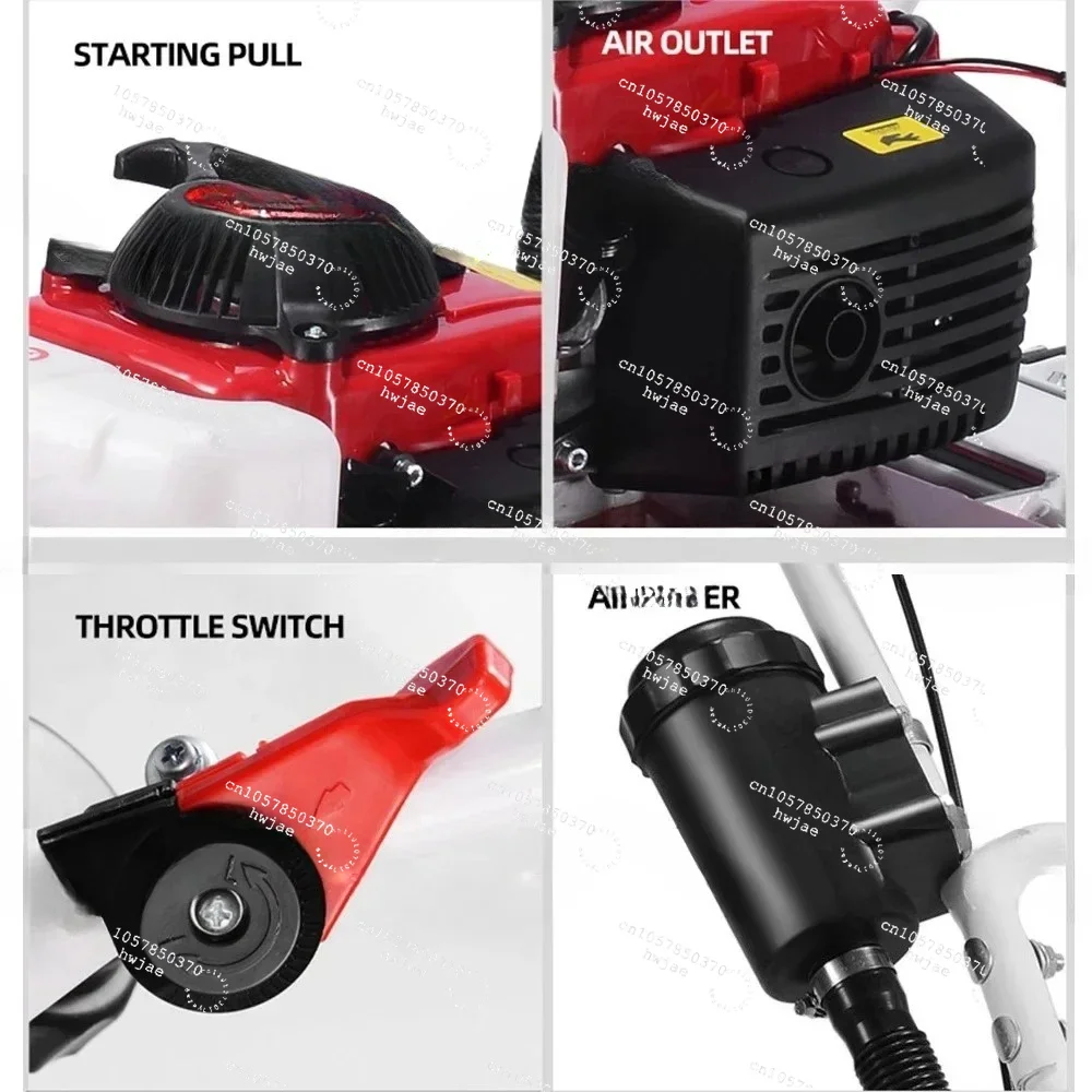 Small Gas-oline Tiller Farm Agriculture Rotary Tillage Machine Loosening/trenching/weeding/fertilizing/turning Soil Cultivator